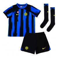 Fotbalové Dres Inter Milan Davide Frattesi #16 Dětské Domácí 2023-24 Krátký Rukáv (+ trenýrky)